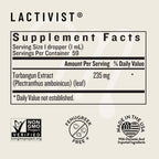 Legendairy Milk Lactivist Drops, Breastfeeding Supplement to Increase Breast Milk Supply, Organic Torbangun for Lactation, Made in USA, Alcohol Free, 4 Fl Oz