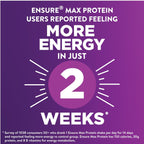 Ensure Max Protein Shake | Milk Chocolate | Ready to Drink | 30g Protein for Muscle Health | 1g Sugar, 4g Fiber | 11 fl oz, 12 Pack