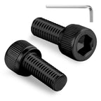 BNUOK 120pcs M4 x 16mm Hex Socket Head Cap Screws Bolts, 12.9 Grade Alloy Steel, Black Oxide Finish, Allen Socket Drive, Full Threads,with Hex Spanner