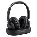 LEVN Wireless Headphones for TV Watching, TV Headphones Wireless for Seniors with Transmitter Charging Base, Hearing-impaired, No Audio Delay Blutooth 5.2, Plug and Play, Gifts for Elderly