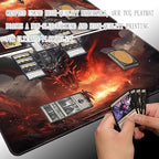 MTG Playmat - Non-Slip Backing Printing, Ideal for Card Game Enthusiasts TCG Playmat (Dragon Roar-No Deck)