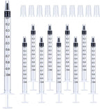 30Pcs 1ml Syringes with Cap Oral Dispenser Syringe