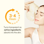 THE FACE SHOP Vita-Toning Vegan Collagen Face Mask, Korean Glass Skin Essential, Hydrogel Mask for Moisturizing & Skin Elasticity, Improves Uneven Tone, 4EA