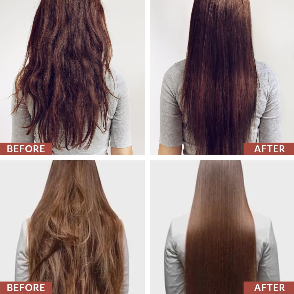 Keragen - Brazilian Keratin Smoothing Treatment, Blowout Straightening System for Dry and Damaged Hair - Forte, Sulfate Free - Eliminates Curls and Frizz, Medium to Coarse Hair (2 Oz)