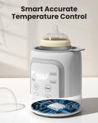 Grownsy 8-in-1 OG Fast Bottle Warmer with Timer, Gray