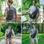 NICGID Sling Bag Chest Shoulder Backpack Crossbody Bags for Men Women
