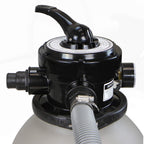 XtremepowerUS 13" Sand Filter with 3/4HP Pool Pump Digital Programmer Timer 2,640 GPH for Above Ground Swimming Pool Pump Set Up To 10,000 Gallons