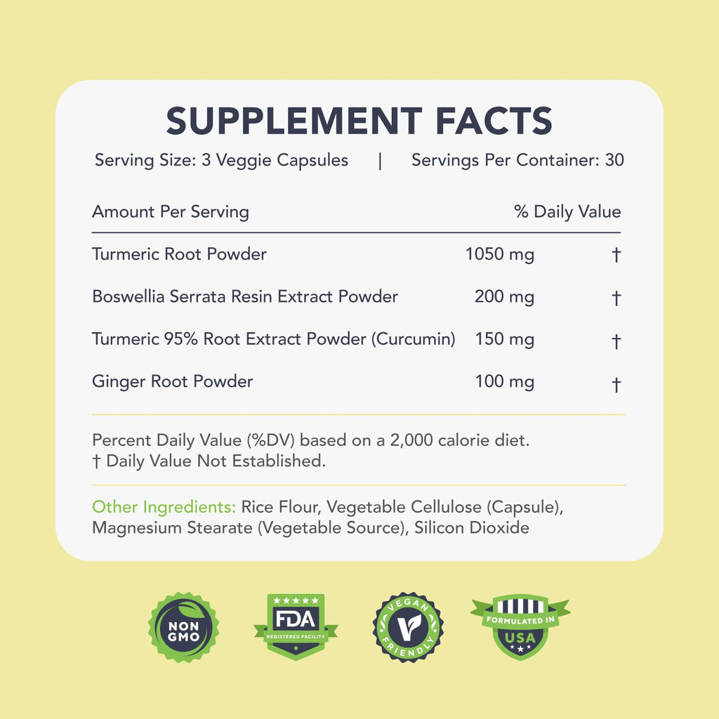 KaraMD Comfort Guard X24 | Joint & Movement Support Supplement | Turmeric Curcumin, Boswellia & Ginger | Ease Muscle Discomfort & Joint Stiffness | Non-GMO, Gluten Free & Vegan Friendly (3 Pack)
