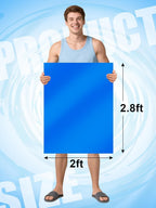 Aulock 2.8ft x 2ft Large Clear Pool Liner Repair Patch - Self-Adhesive Vinyl Patch Kit for In-Ground or Above Ground Pools Inflatable Swimming Pools, Blue