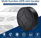 GPS Strong Magnetic Vehicle Anti-Lost Tracker, Mini GPS Tracker for Vehicles No Subscription - Smallest GPS Tracker Locator Real Time, Anti-Theft Micro Tracking Device with Free App (pg12-2)