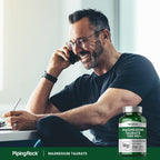 Piping Rock Magnesium Taurate | 1000mg | 250 Caplets | Chelated and Buffered | Vegetarian, Non-GMO, Gluten Free Supplement