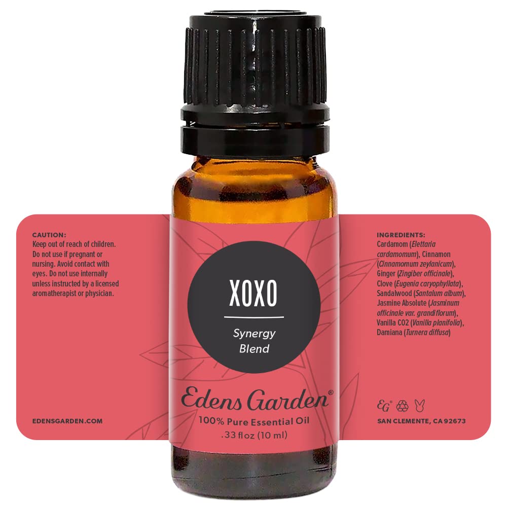 Edens Garden XOXO Essential Oil Blend- 100% Pure Premium Grade, Undiluted, Natural, Therapeutic, Aromatherapy, The Best for Diffusing, Skin, Candle, Humidifiers 10 ml (.33 fl oz)