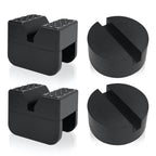 TONDA Jack Pads, Universal Rubber Rail Pinch Weld Protector, Slotted Adapter for Jack Stand and Floor Jack