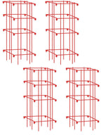 Gardener's Supply Company Lifetime Tomato Cages, Red, Set of 4