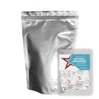 PackFreshUSA: 100 Pack - 7 Mil - 2 Quart Seal-Top Stand Up Mylar Pouch Bags - 300cc Oxygen Absorbers - Resealable - Rounded Corners - Long-Term Food Storage