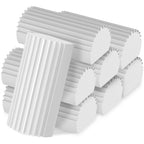 Jeymei 8-Pack Damp Clean Duster Sponge, Sponge Cleaning Brush, Duster for Cleaning Blinds, Glass, Baseboards, Vents, Railings, Mirrors, Window Track Grooves and Faucets