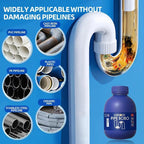 PickZone Pipe Bobo Drain Cleaner 3PCS, Drain Opener,Powerful Unclogging, Clog Remover, Shower, Tub, Compatible with All Pipe Materials