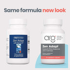 NutriCology ZenMind Adapt - 200 mg L-Theanine, 125 mg Ashwagandha & 550 mg GABA - Supports Stress Response and Calmness - Vegetarian Capsules - Hypoallergenic Formula - 30 Servings - 60 Capsules