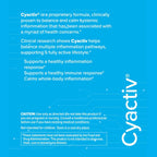 Cerule Cyactiv Natural Inflammation Supplement – Whole Body Balance and Cellular Protection Formula – Supports Stem Cell Health, Immune Function, Joint Comfort, Mobility, and Recovery – 60 Capsules