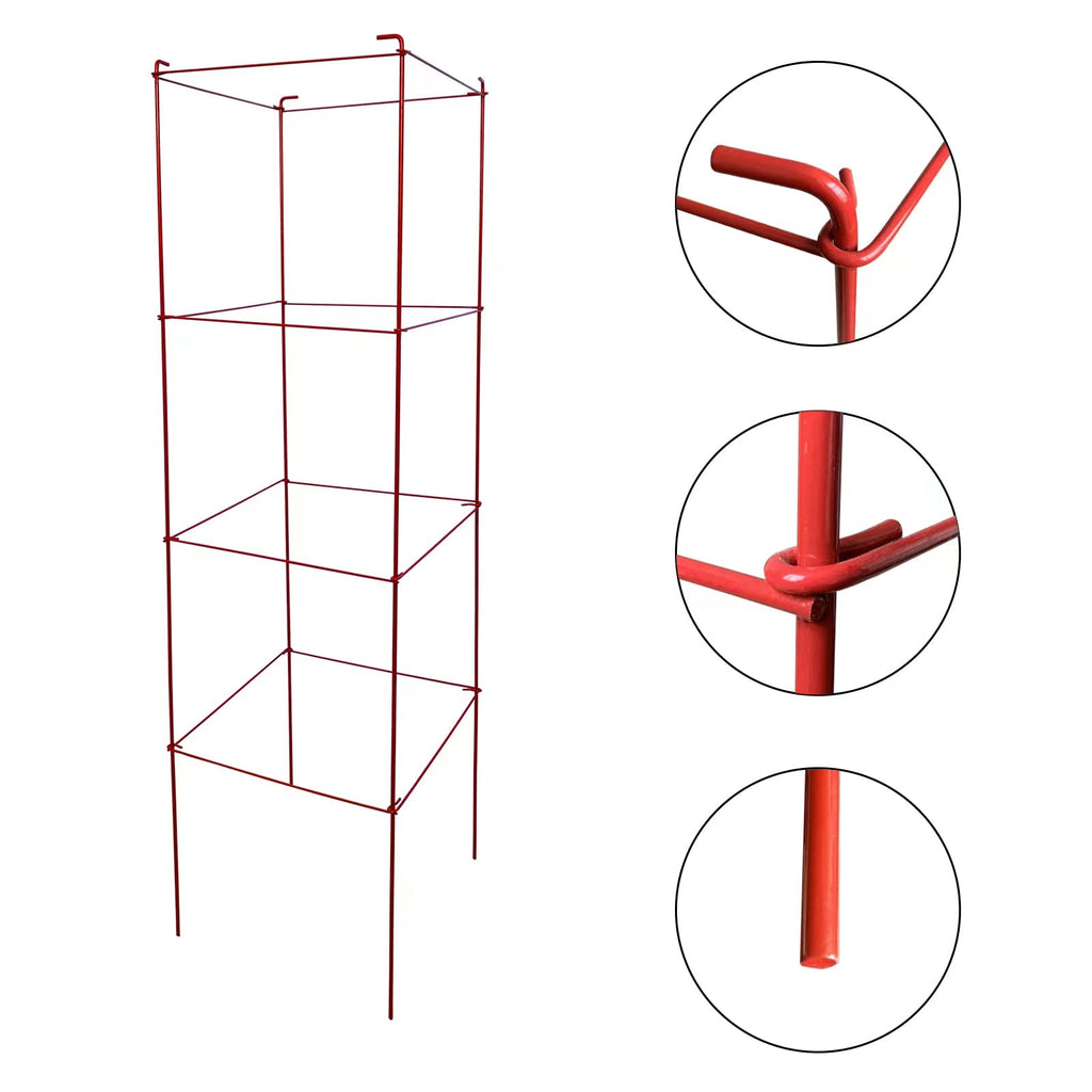 6-Pack Tomato Cage for Garden Plant Support- Up to 46inch