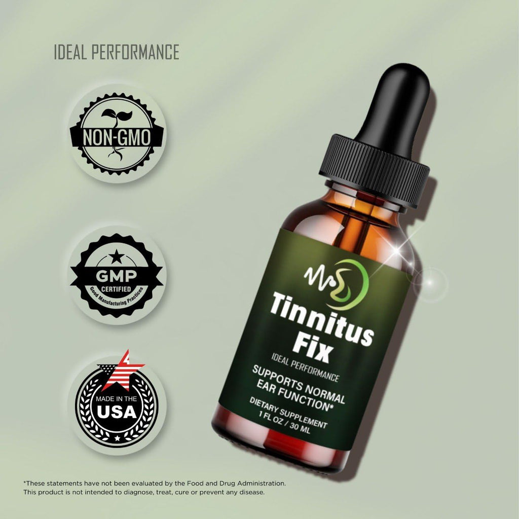 Tinnitus Fix Drops, Official TinnitusFix Tinnitus Relief for Ringing Ears, Advanced Ear Health Support Supplement Liquid Drop All Natural for Healthy Ringing Ear, Tinnitus Fix Dropper Reviews (2 Pack)