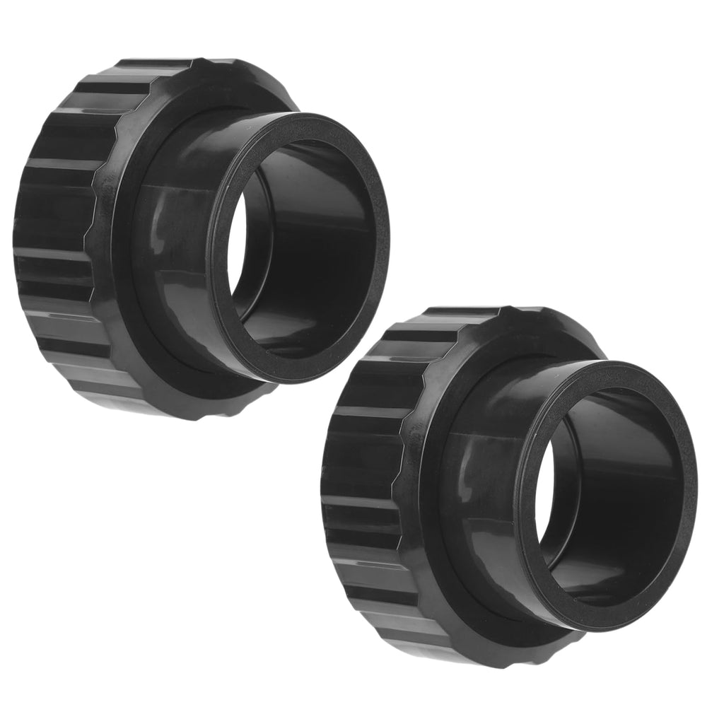 Joyfolk 2 Pcs SP1500UNPAK2C Union Connection Kit, 1-1/2-inch Socket by 2-inch Slip Flush Union Connectors Pak Replacement, Compatible with Hayward Pumps/filters and Chlorine Feeders