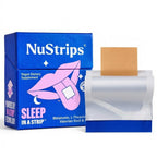 NuStrips™ Fast-Dissolving Sleep Strips with 5mg Melatonin, Valerian Root, L-Theanine & Vitamin B6 – Blueberry Flavor - Natural Sleep Aid, Vegan, Non-GMO, Gluten Free – Fall Asleep Fast (30 Strips)