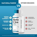 Retina Clear Eye Supplement - Retina Clear for Eyes Capsules - Maximum Strength, Advanced Formula All Natural Visual Wellness, RetinaClear Pro Reviews (60 Capsules)