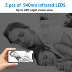 【Free 64G】 Smallest Wireless WiFi Battery Camera,Concealed Cam,Coin Size Camera,HD1080P Video Recording Live Feed for Night Vision,Motion Detection,Cloud Storage for Security with iOS Android APP