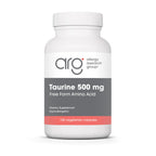 Allergy Research Group ARG Taurine 500 mg - Free Form Amino Acid Supplement - Heart & Electrolyte Support - Cellular Energy & Nervous System - Hypoallergenic - 100 Servings - 100 Capsules