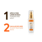 Makari Naturalle Carotonic Extreme Brightening Serum SPF15 (1.7 oz) | Helps Improve the Look of Blemishes & Uneven Areas | Brightening & Smoothing Formula with Antioxidant Support