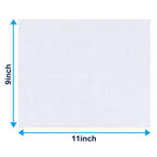 GLIMGLINT White Microfiber Cleaning Cloth, 100 Pack Cleaning Rags, Lint-Free, Ultra Absorbent Reusable Paper Towels for Home, Kitchen, Car, Garage or Shop, Dish Rags, 11" x 9"