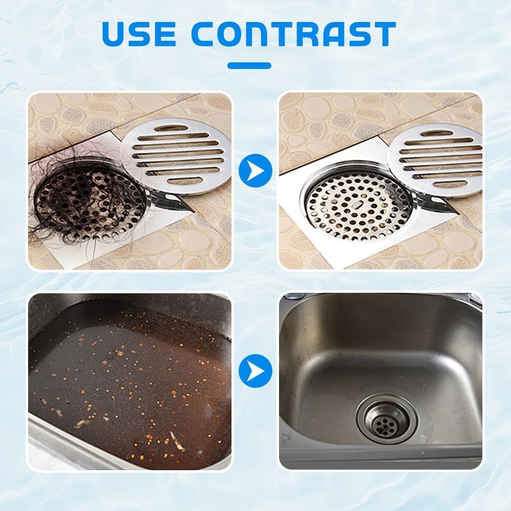 Sink and Drain Cleaner, Wild Tornado Pipe Dredge, Drain Cleaner for Toilet Kitchen, Pipes Cleaning Tool (4)