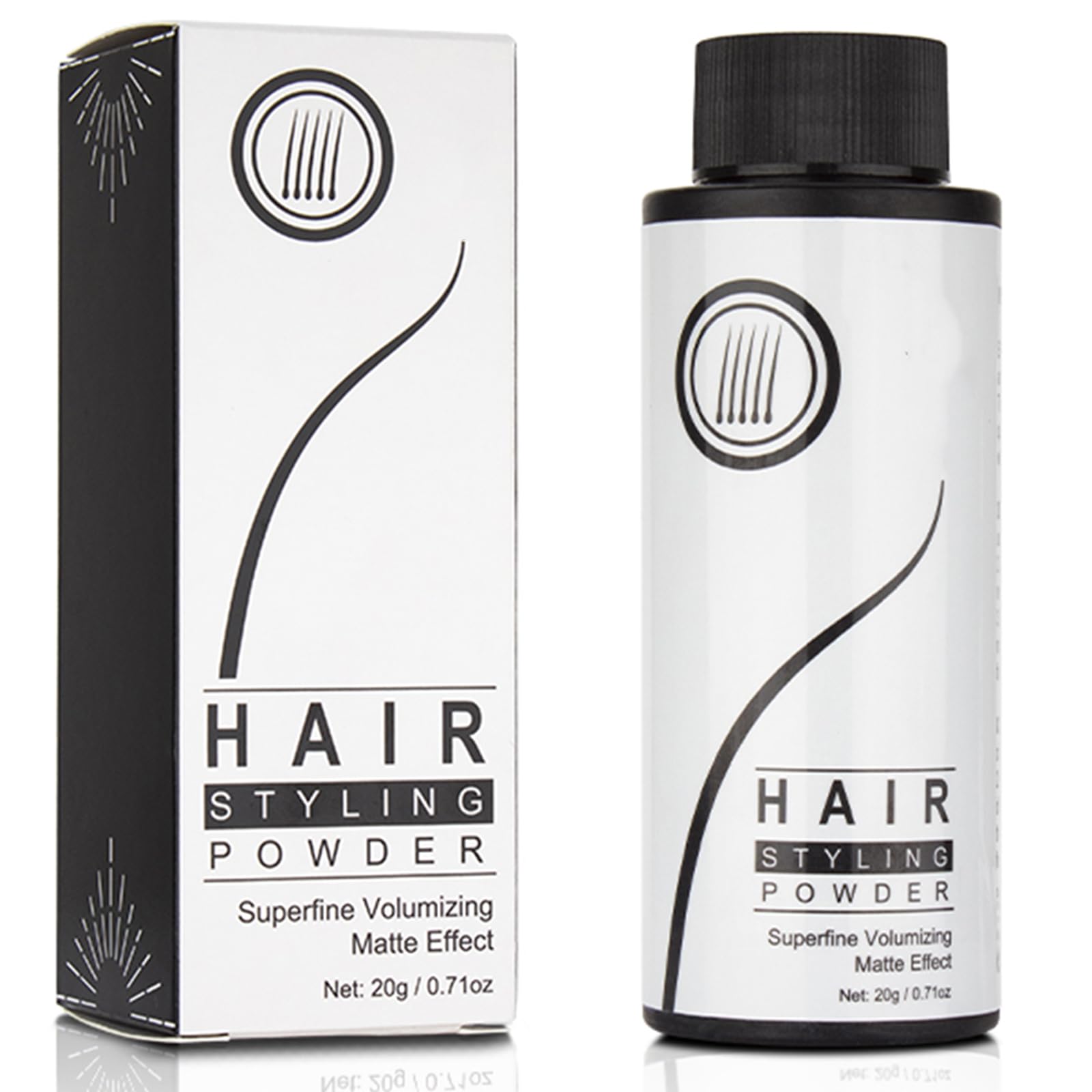 gowwim Volume Up Hair Styling Powder(0.7oz/20g),for Texturizing, Fluffy, Mattifying Hair for Men & Women