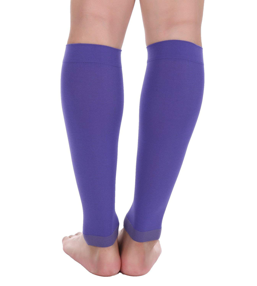 Doc Miller Compression Calf Sleeve for Men & Women – 20-30mmHg Graduated Support for Running, Shin Splints, Calf Strain – Knee High, Small to 6XL Plus Size