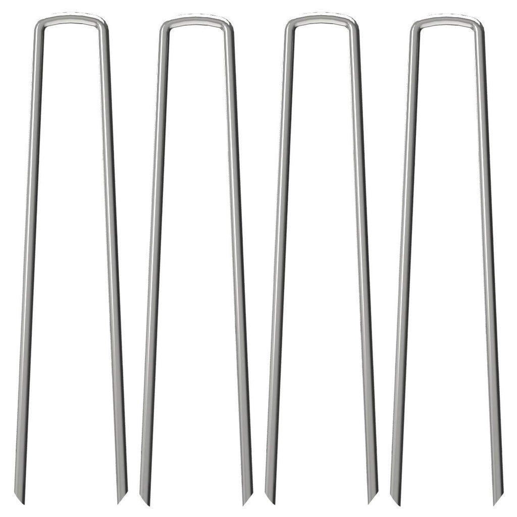 OK5STAR Landscape Staples 12 inch, 100 Pack Heavy Duty Garden Stakes