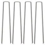 OK5STAR Landscape Staples 12 inch, 100 Pack Heavy Duty Garden Stakes