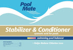 Pool Mate 7-Pounds Premium Pool Stabilizer and Conditioner, Concentrated Cyanuric Acid for Pools, Helps Chlorine Last Longer