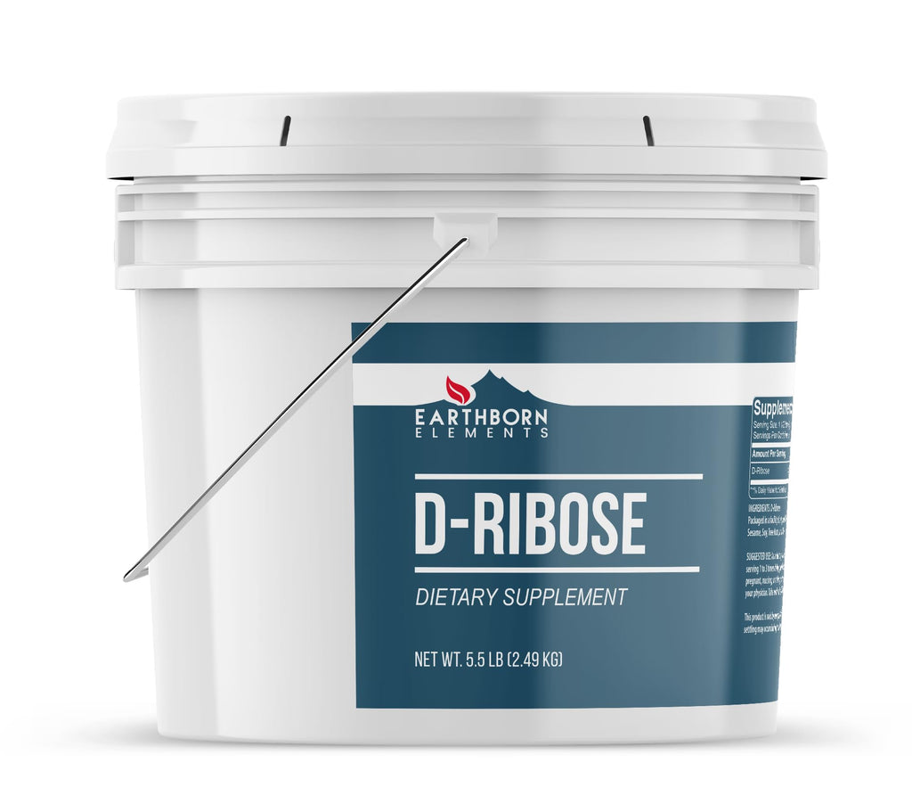 Earthborn Elements D-Ribose 1 Gallon, Pure & Undiluted, Dietary Supplement