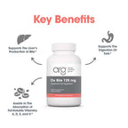 ARG Ox Bile 125 mg – Supports Fat Digestion – Delivers 125 mg Concentrated Bile Salts per Serving – Hypoallergenic & Vegetarian – 180 Servings – 180 Vegicaps