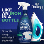 Downy Wrinkle Releaser Spray, All In One Formula, Removes Wrinkles, Static and Odor Eliminator, Crisp Linen Scent, 33.8 Fl Oz (Packaging May Vary),(Pack of 4)