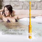 OBMAO Spa Mineral Sticks, Hot Tub Mineral Stick, Spa Mineral Sticks for Hot Tub with 4 Months Lifetime Universal for Pool&Hot Tub to Keep Water Clear(Yellow,2PCS)