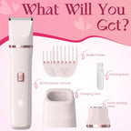 Risina 2-in-1 Bikini Trimmer for Women, Electric Razors for Women, Gifts
