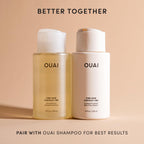 OUAI Fine Hair Conditioner Refill - Volumizing Conditioner Made with Keratin, Biotin and Chia Seed Oil - Adds Softness, Bounce and Volume - Free from Parabens, Sulfates, and Phthalates - 946ml