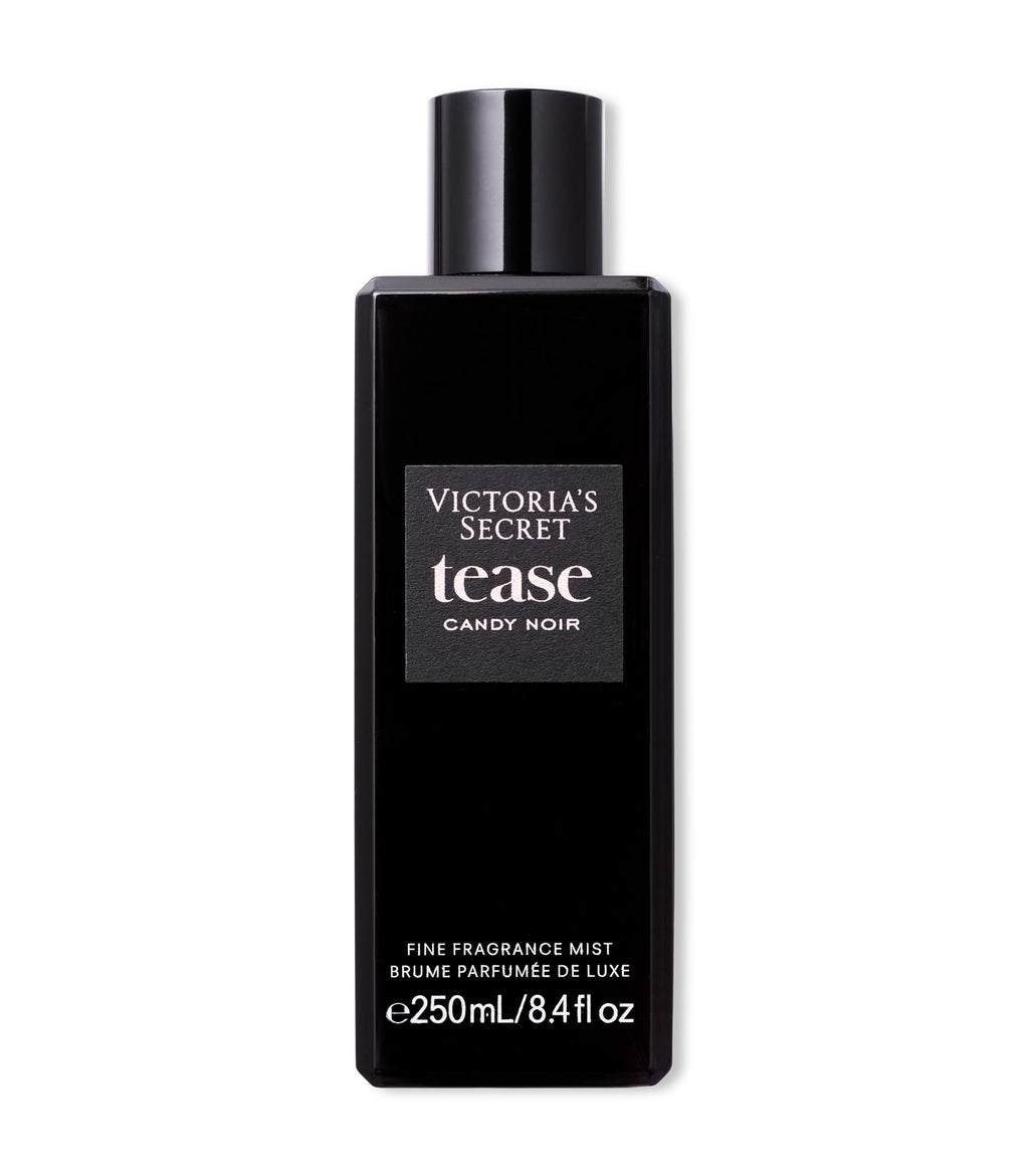 Victoria's Secret Tease Candy Noir Fragrance Mist, Notes of Raspberry Glaze, Night-Blooming Iris & Warm Tonka, Body Spray for Women (8.4 oz)