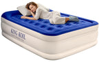 King Koil Luxury Twin Air Mattress with Built-in High Speed Pump for Camping, Home & Guests - Twin Size Double High Airbed Luxury Inflatable Blow Up Mattress Waterproof (1-Year Manufacturer Warranty)