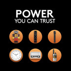DURACELL Coppertop 9V Battery, 9-Volt with Long-Lasting Power, All-Purpose Alkaline 9V Battery for Household, Business, and Office Devices!