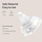 Pigeon Silicone Nipple (S) with Latch-On Line, 1+ Months, 4 Count