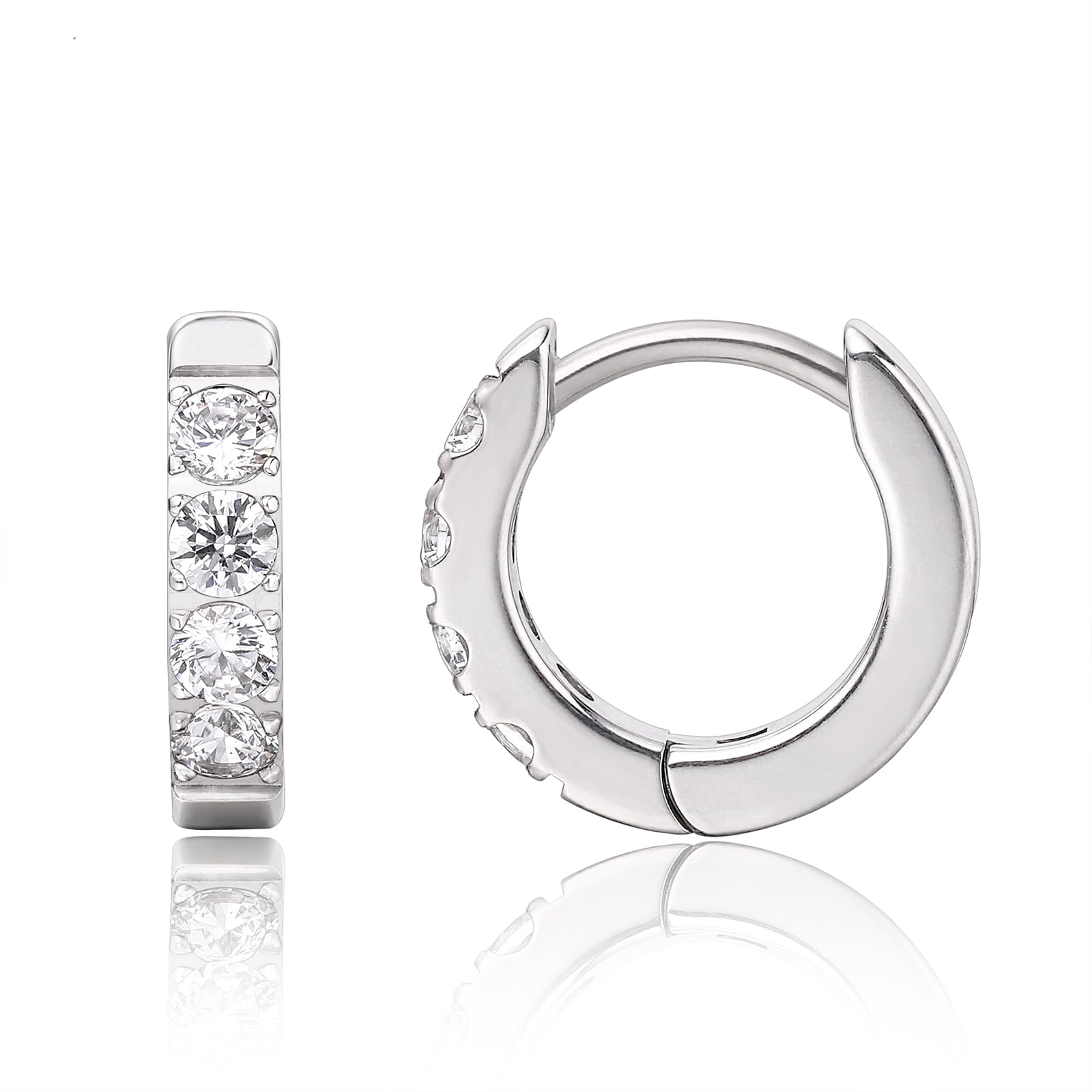 Limerencia G23 Pure Hypoallergenic Titanium Huggie Hoop Earrings