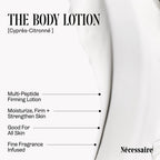 Nécessaire The Body Lotion Cyprès-Citronné – Multi-Peptide Moisturizer - Firming Body Lotion for Women + Men. 2.5% Niacinamide. Dermatologist-Tested, Vegan. Hypoallergenic for Sensitive Skin. 15.2oz